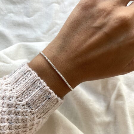 Pulsera coreana plata 925