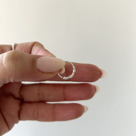 Aro multibolitas (unidad) plata 925