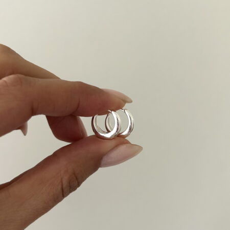 Huggies Estambul 12 mm plata 925