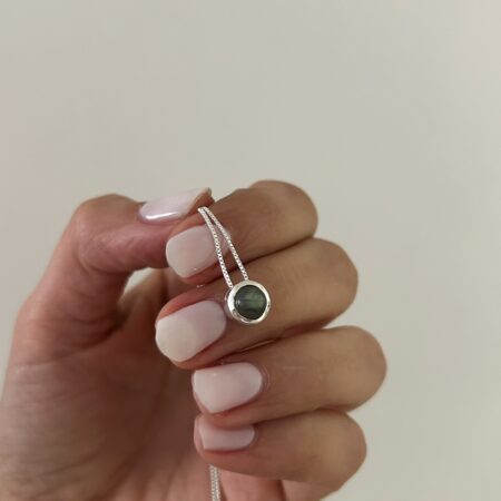 Colgante dije labradorita plata 925