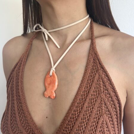 Collar summer collection pez naranja