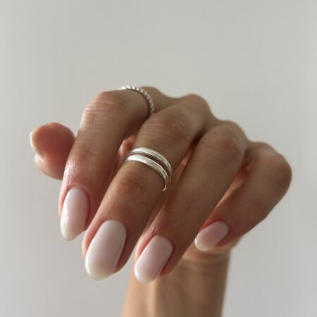 Anillos midi/pie doble plata 925