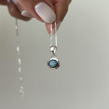 Conjunto piedra labradorita plata 925