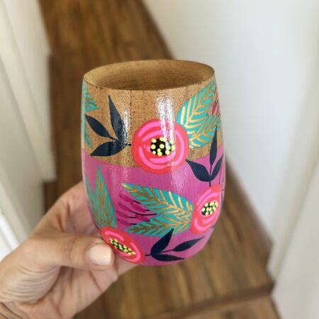 Mate de madera de algarrobo