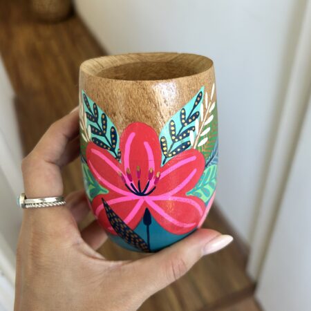 Mate de madera de algarrobo