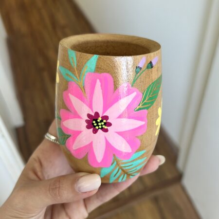 Mate de madera de algarrobo