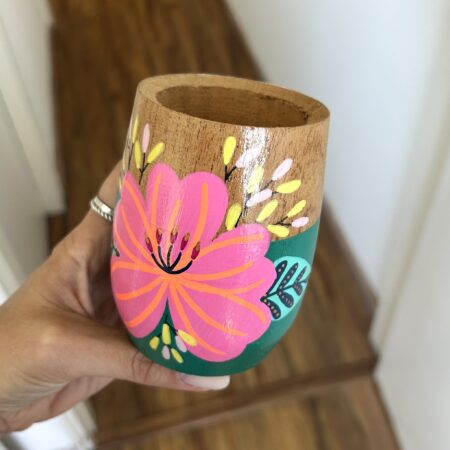 Mate de madera de algarrobo