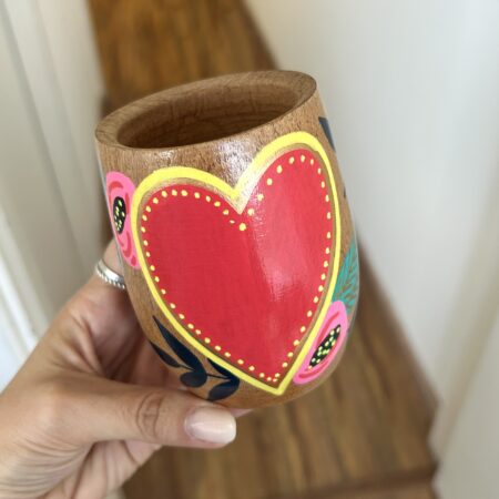 Mate de madera de algarrobo