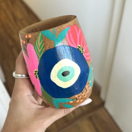 Mate de madera de algarrobo