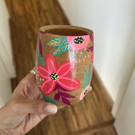 Mate de madera de algarrobo