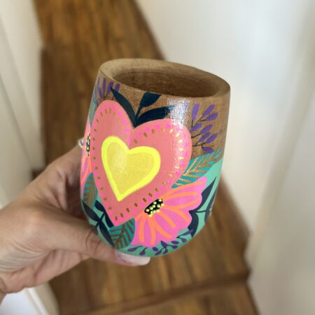 Mate de madera de algarrobo