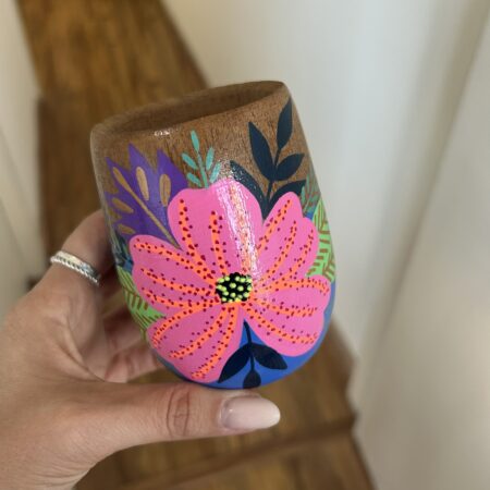 Mate de madera de algarrobo