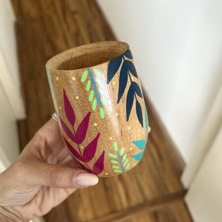 Mate de madera de algarrobo