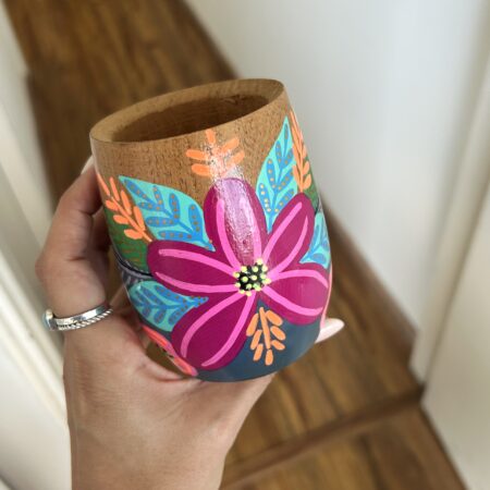 Mate de madera de algarrobo