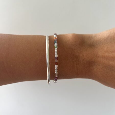 Pulsera cristalitos Roma plata 925