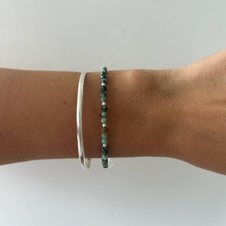 Pulsera piedra turquesa plata 925