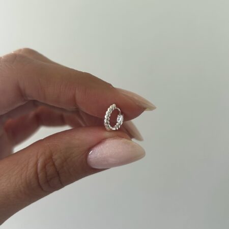 Mini arito Marbella plata 925