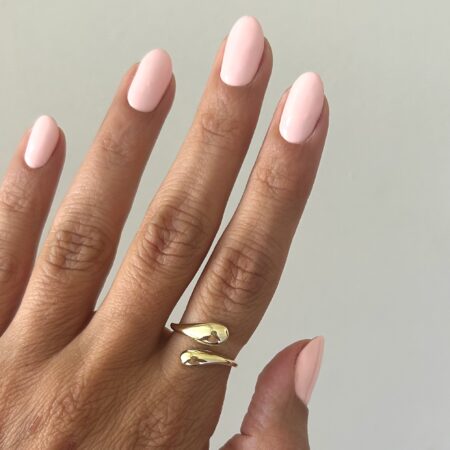 Anillo Menorca plata 925 y baño de oro 18 k