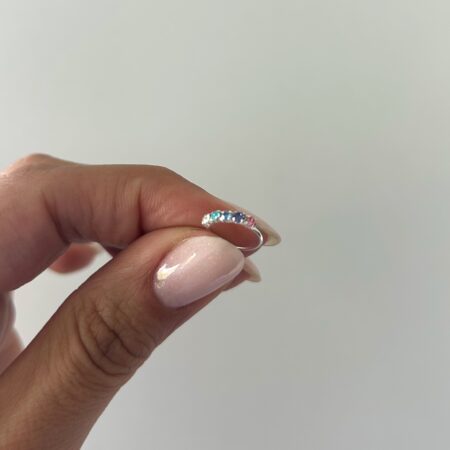 Aro piercing Manhattan colores plata 925