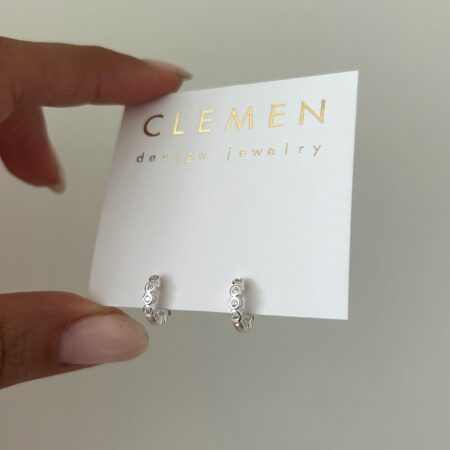 Aritos mini Barcelona 2.0 plata 925