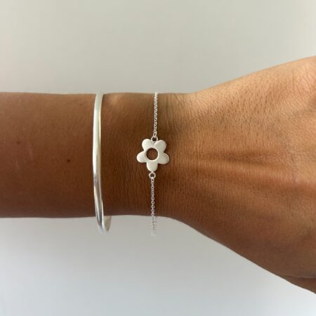 Pulsera florci plata 925