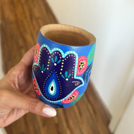 Mate madera de algarrobo