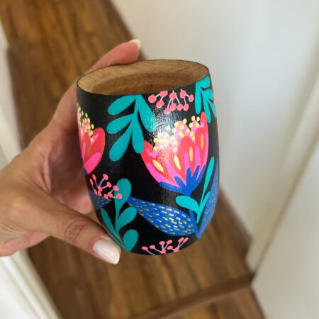 Mate madera de algarrobo