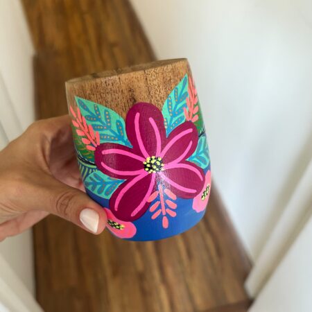 Mate madera de algarrobo