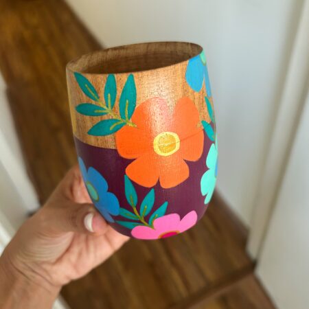 Mate madera de algarrobo