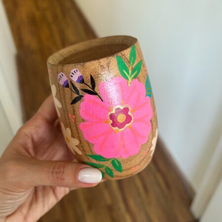 Mate madera de algarrobo