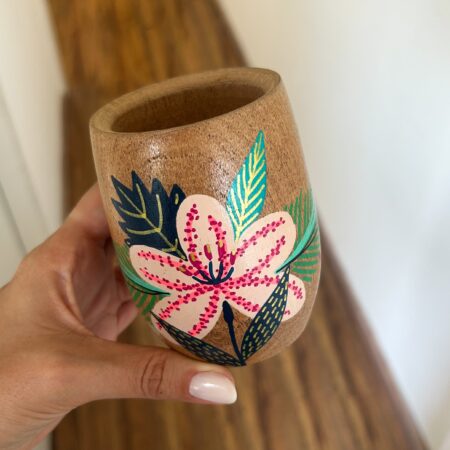 Mate madera de algarrobo