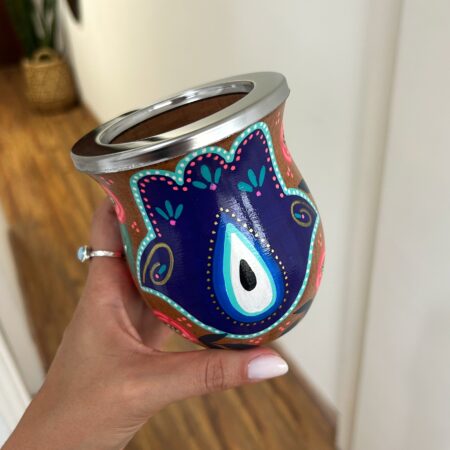 Mate madera de algarrobo grande