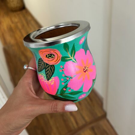 Mate madera de algarrobo grande