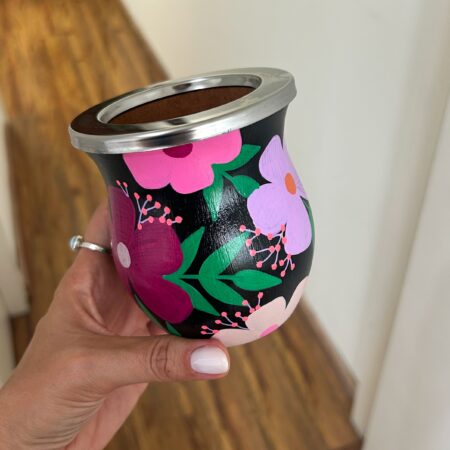 Mate madera de algarrobo grande