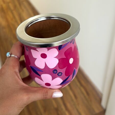 Mate madera de algarrobo grande