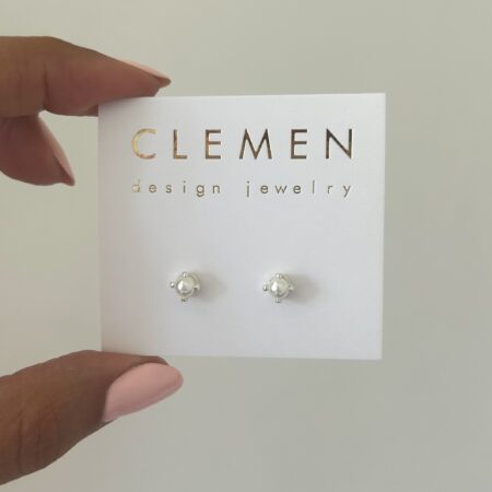 Caravanas perlas plata 925