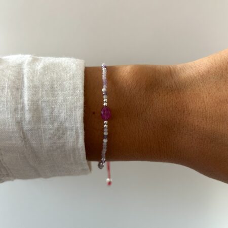 Pulsera mix de piedras plata 925